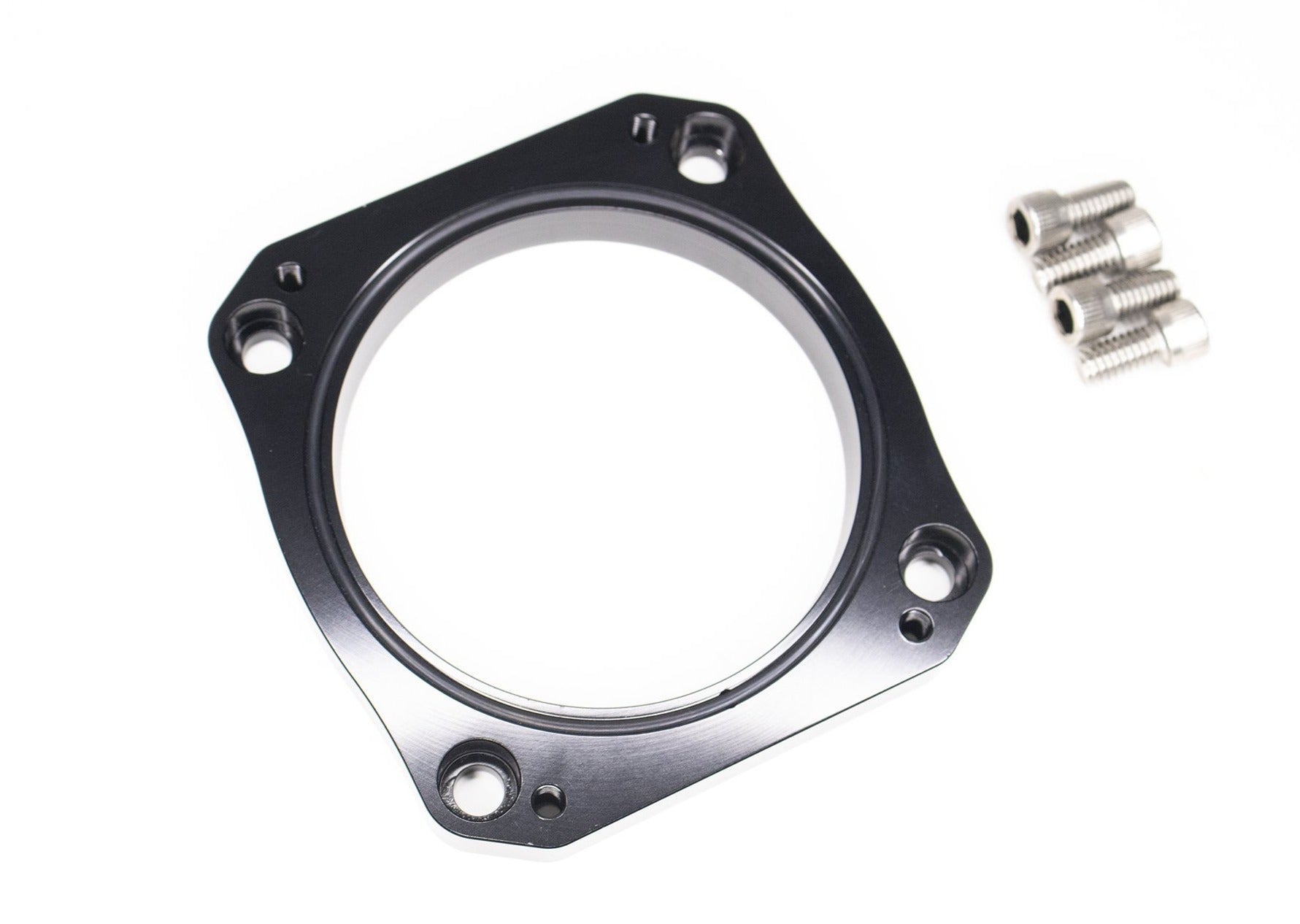 Ford 90mm to LS 92mm 4-Bolt Throttle Body Adapter Plate (38-10001) - High-Performance Intake Manifold Upgrade for LS Engines - Perfect for Turbocharged & Supercharged Builds