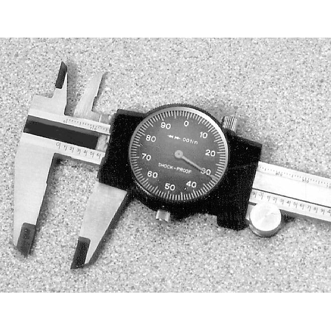 Precision Black Face Dial Caliper - 6 Inch/150mm Measuring Tool for Woodworking, Metalworking & Engineering - Ideal for DIY, Machining & Quality Control