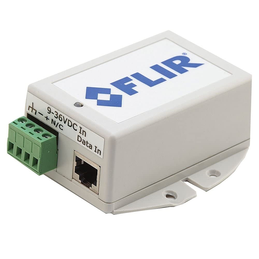 12V Power Over Ethernet (PoE) Injector Adapter - High Speed Data & Power Transmission for IP Cameras, Wireless Access Points, VoIP Phones - Ideal for Home & Office Network Setup