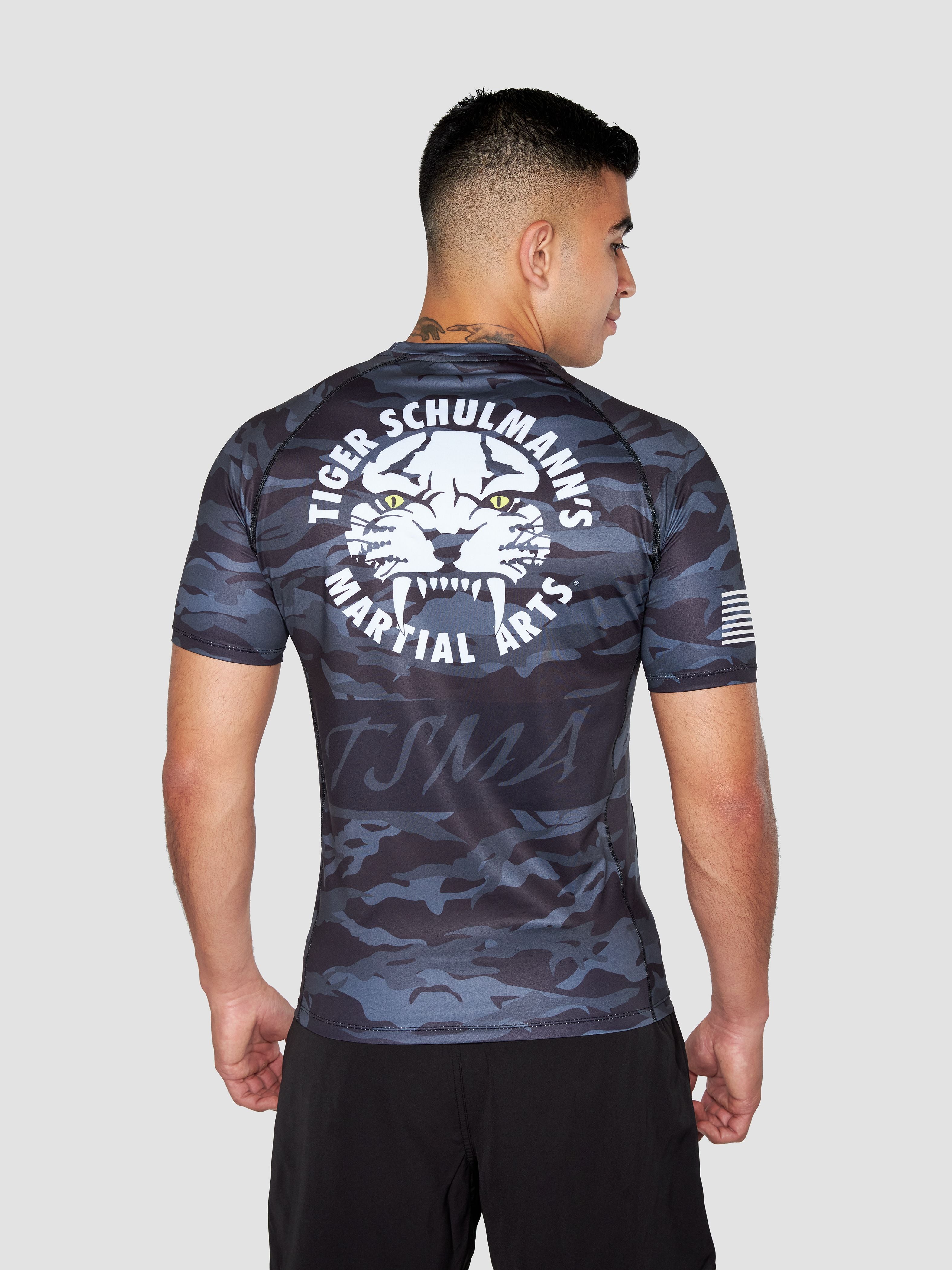 Men's Subliminal Rashguard Short Sleeve - UPF 50+ Sun Protection Swim Shirt for Surfing, Swimming & Water Sports | Quick-Dry Performance Wear