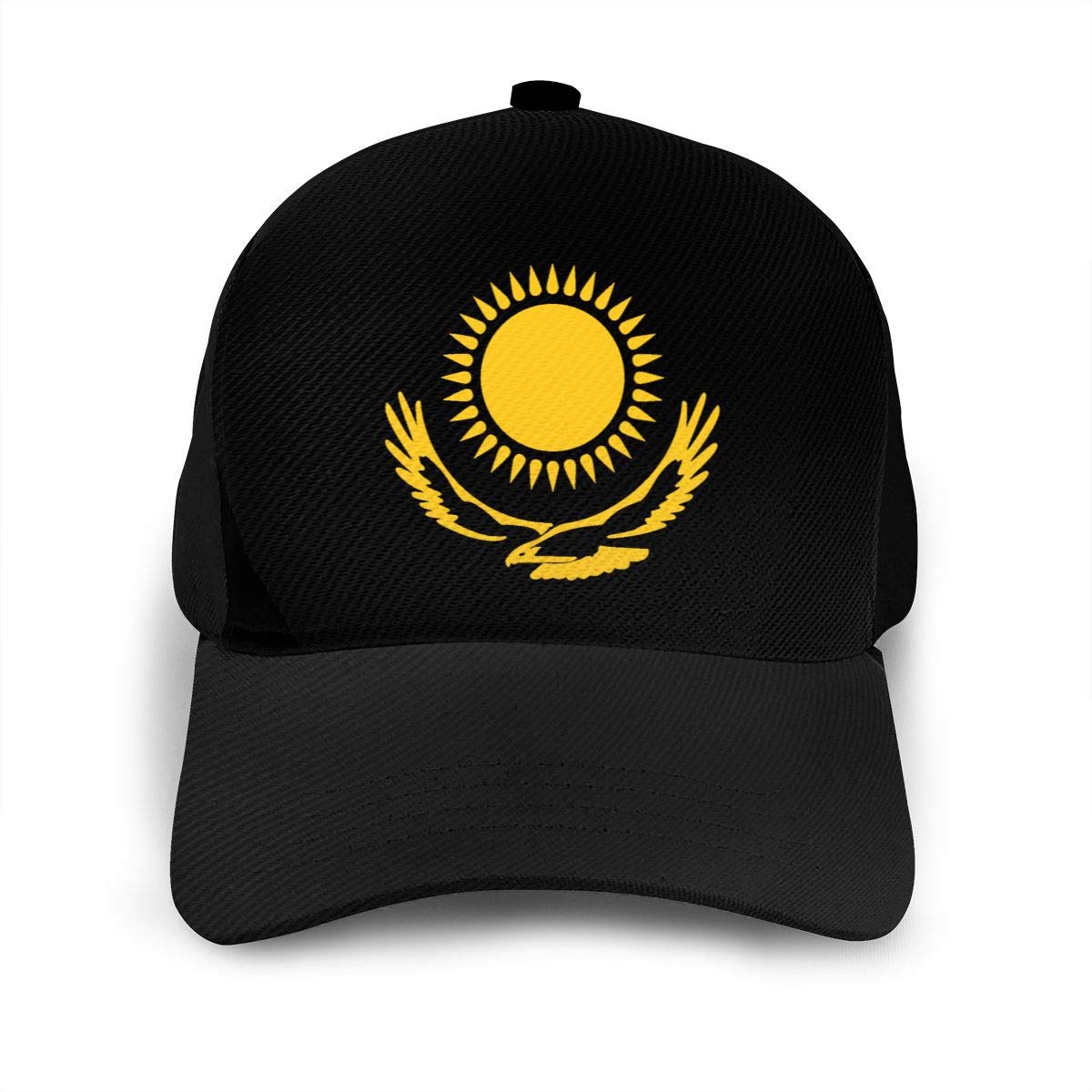 Classic Baseball Cap with Kazakhstan Flag Logo - Adjustable Unisex Golf Hat for Men & Women - Perfect for Outdoor Sports, Casual Wear & Travel