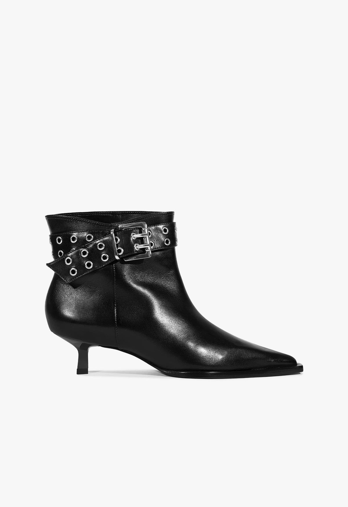 Jess Atanado Leather Bootie F24 - Low Heel Ankle Boots for Women | Comfortable & Stylish for Casual Outings, Office Wear & Date Nights