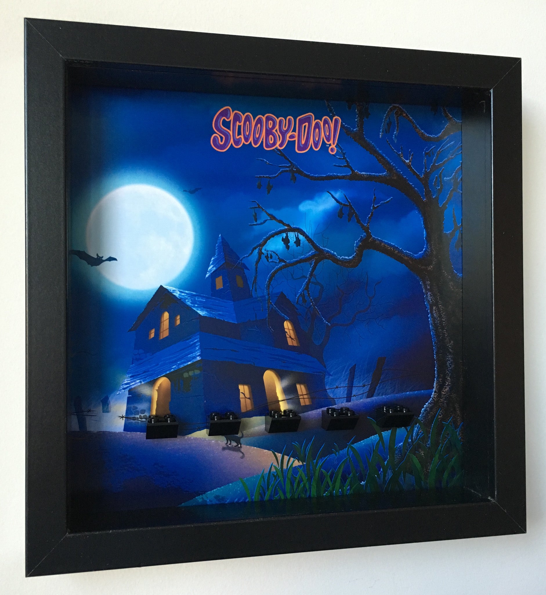 Lego® Scooby Doo Minifigure Display Frame - Collectible Minifigures Showcase for Scooby-Doo Fans - Perfect for Home Decor, Office Display & Gift for Lego Enthusiasts