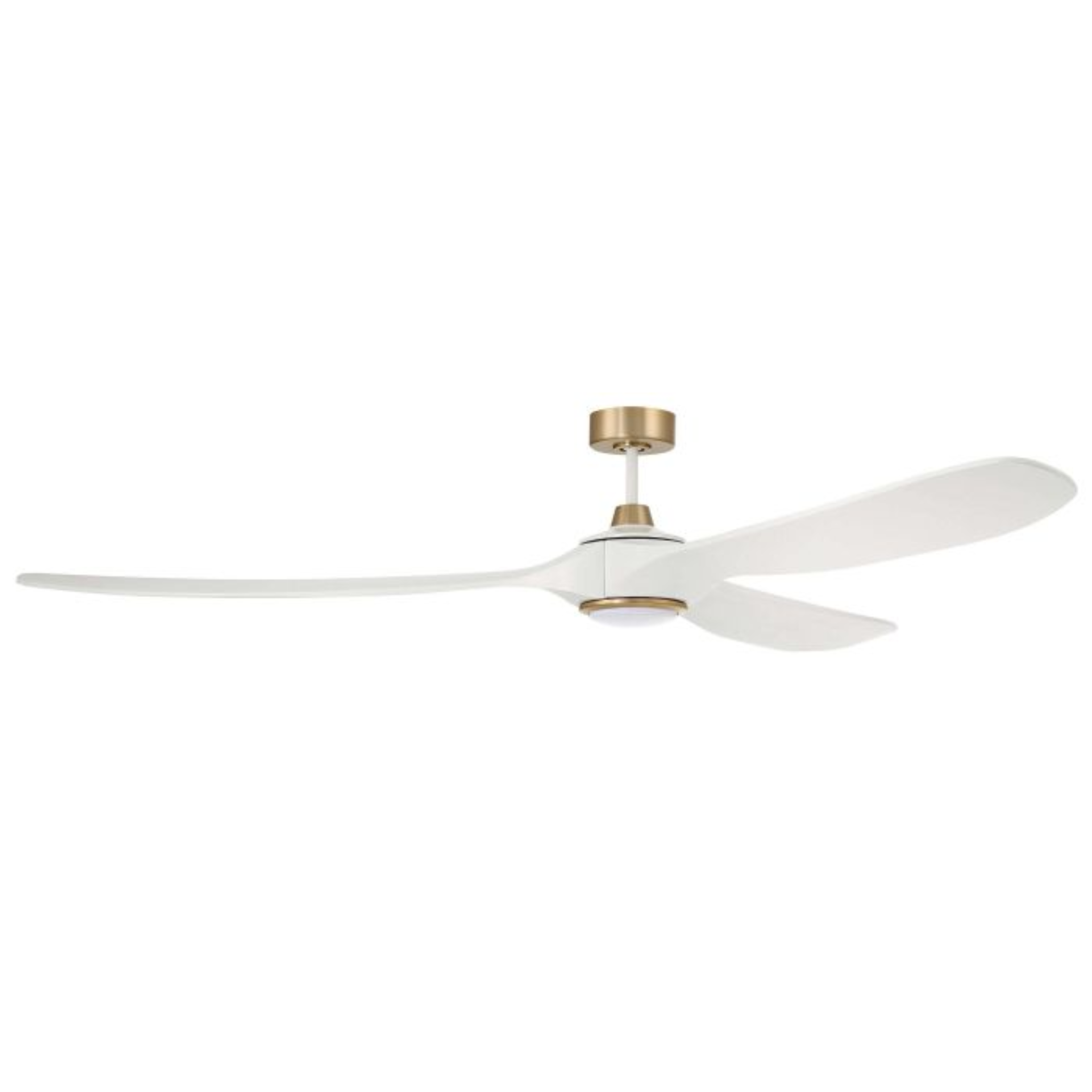 White/Satin Brass w/ White Blades - EVY84WSB3