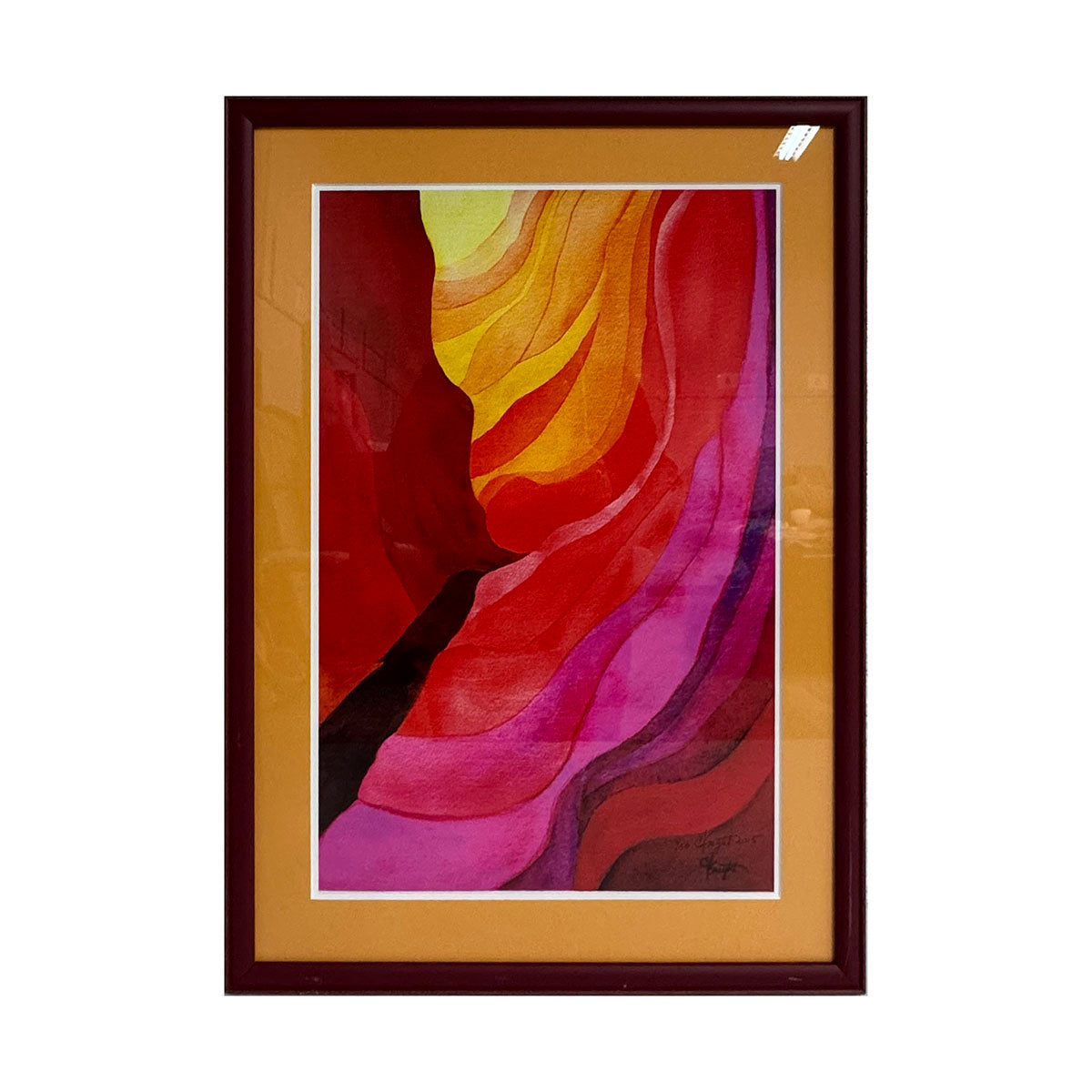 Ondulation #1 Limited Edition Giclee Print from Watercolor - Hand Signed 1/50 - Perfect for Home Decor & Art Collectors