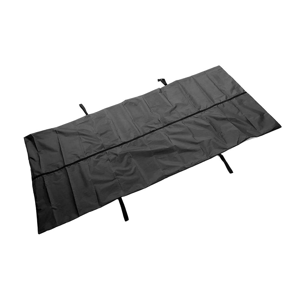 210D Leak-Proof Cadaver Body Bag - Emergency Storage & Removal Corpse Bag, Funeral Supplies (Black) - Ideal for Morgues, Funeral Homes & Disaster Preparedness
