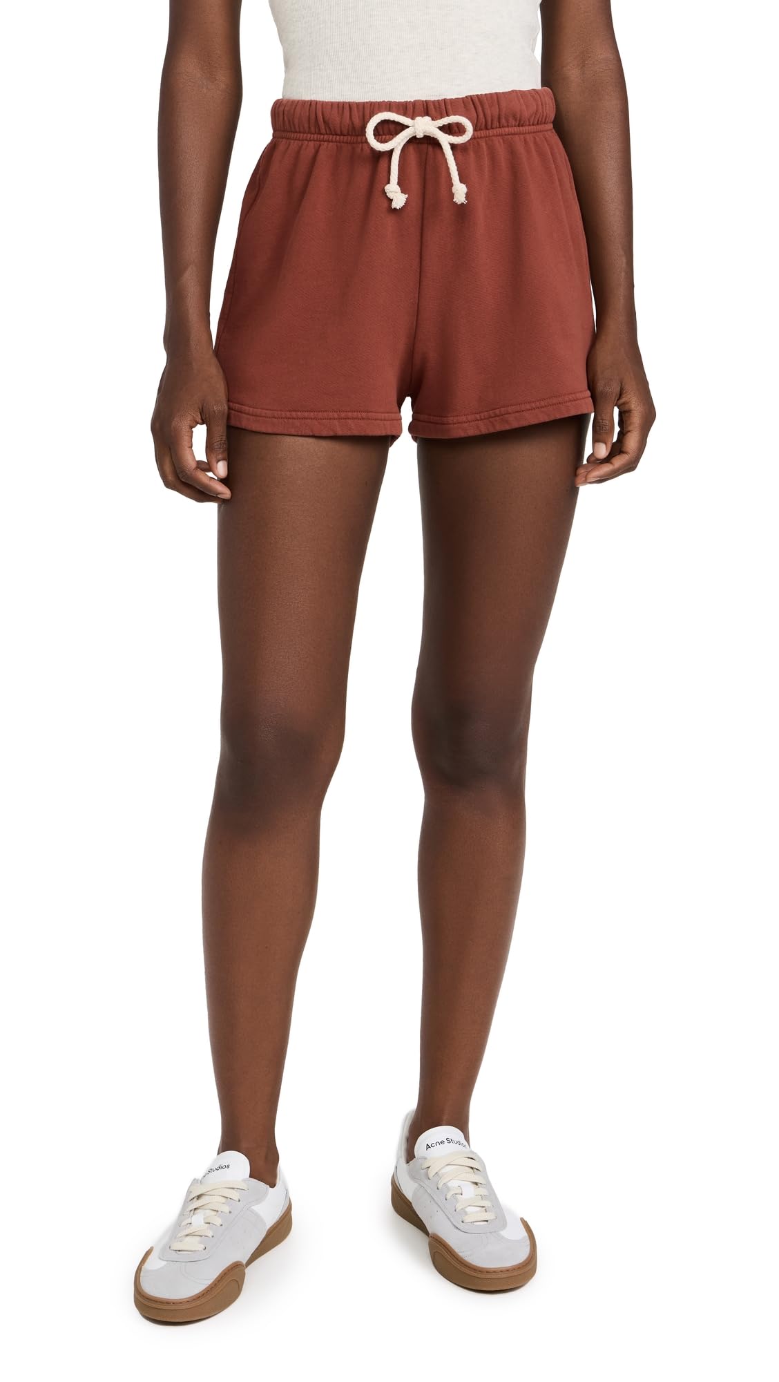 Perfect White Tee Women's Fleece Sweat Shorts - Soft & Comfortable Beach Lounge Shorts for Relaxing, Yoga, and Casual Wear