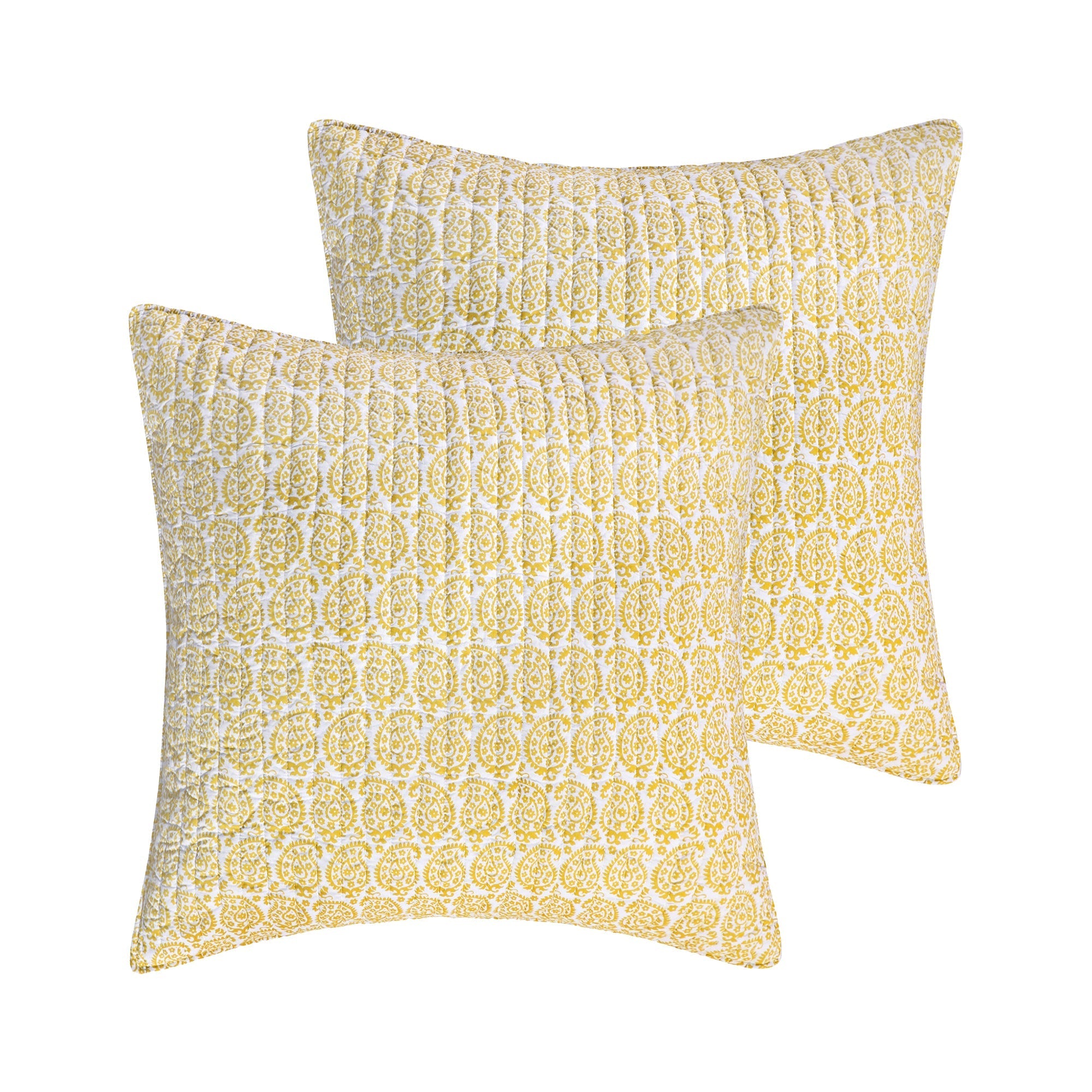 St. Claire Euro Sham Pillowcases Set of 2 - Premium 26x26 Inch Decorative Bedding for European Square Pillows | Perfect for Master Bedroom, Guest Room & Luxury Hotel Decor