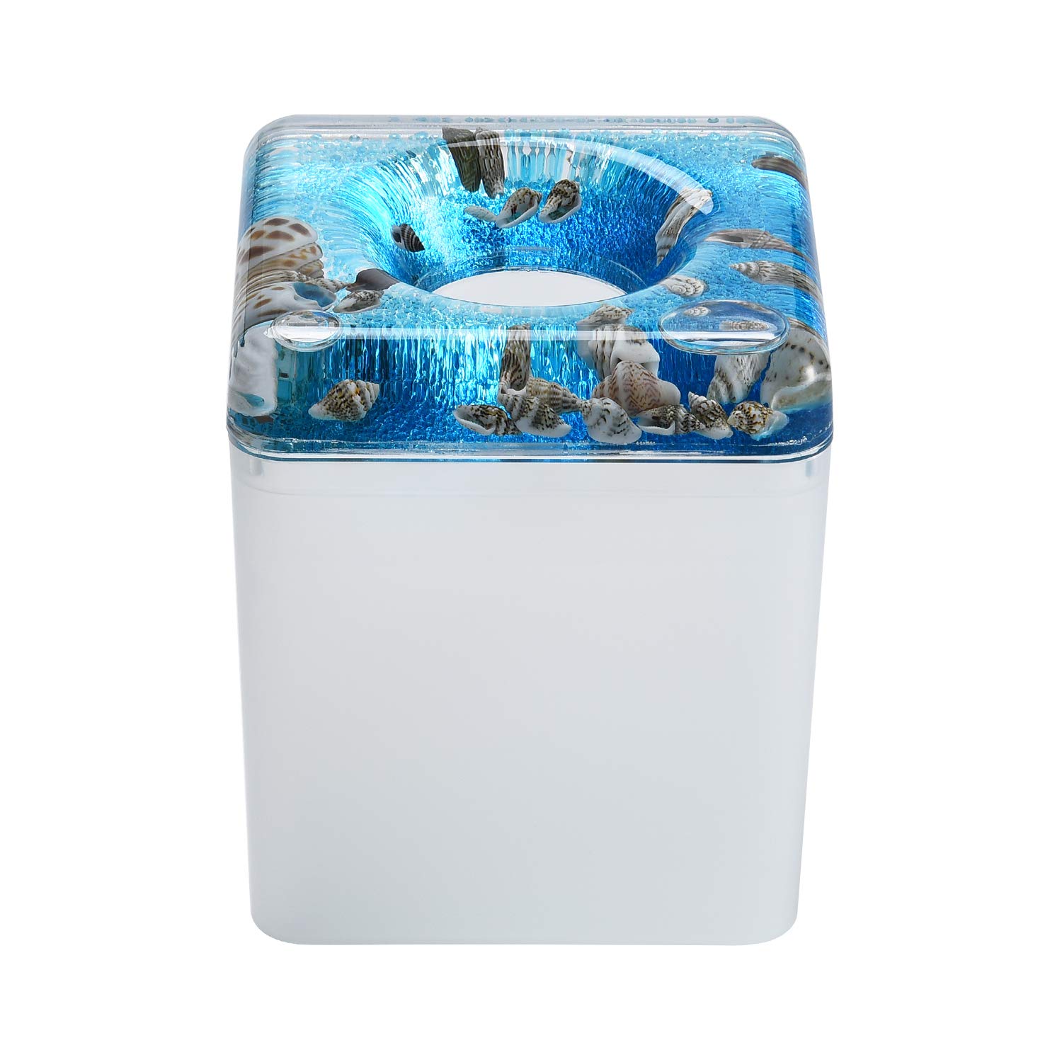 3D Floating Acrylic Tissue Holder - Modern Bathroom & Office Decor