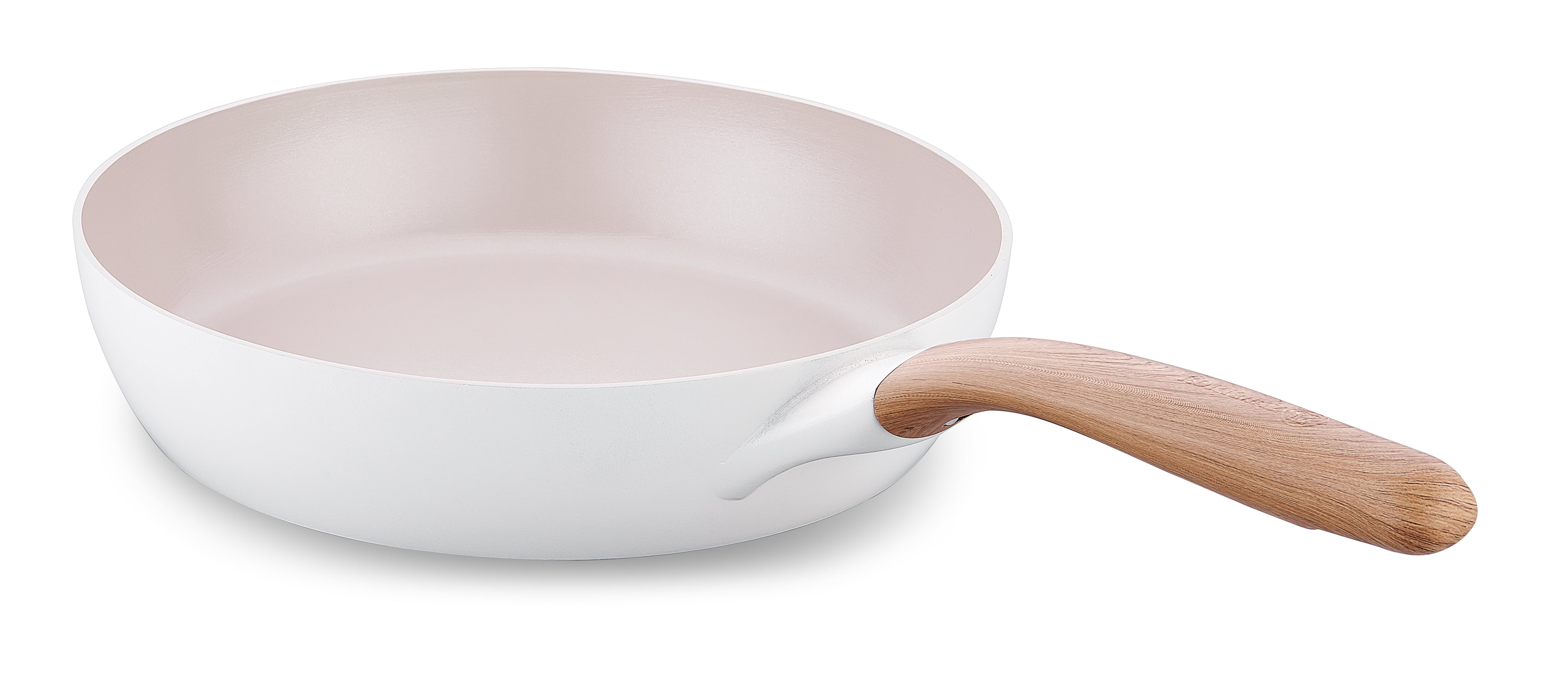 2L Ceramic Nonstick Frying Pan 9.5 Inch - Healthy Cooking, Easy Clean - Perfect for Sauteing, Frying & Omelets - Induction Compatible Cookware
