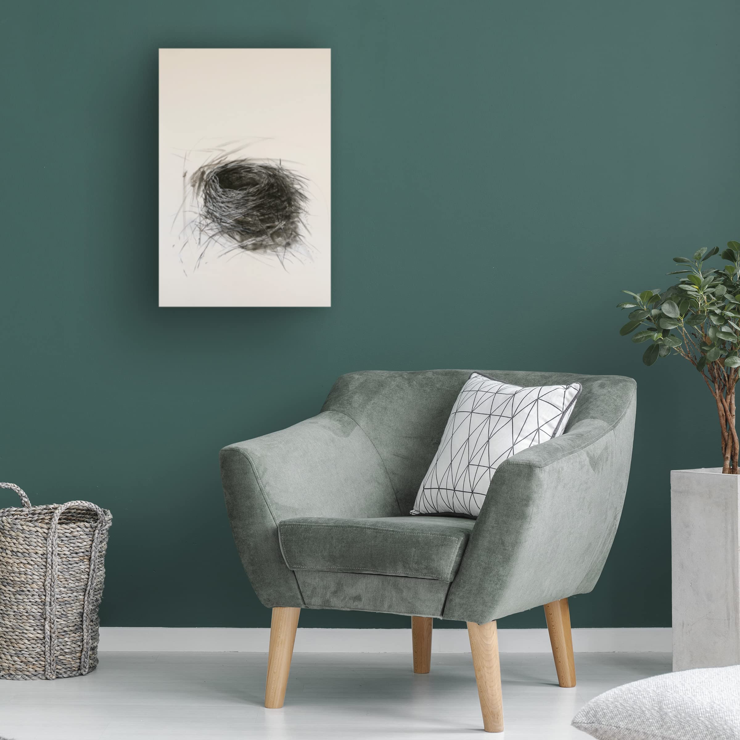 Trademark Fine Art 'Habitat' Canvas Wall Art by Kris Ekstrand - Nature Inspired Home Decor for Living Room, Bedroom & Office