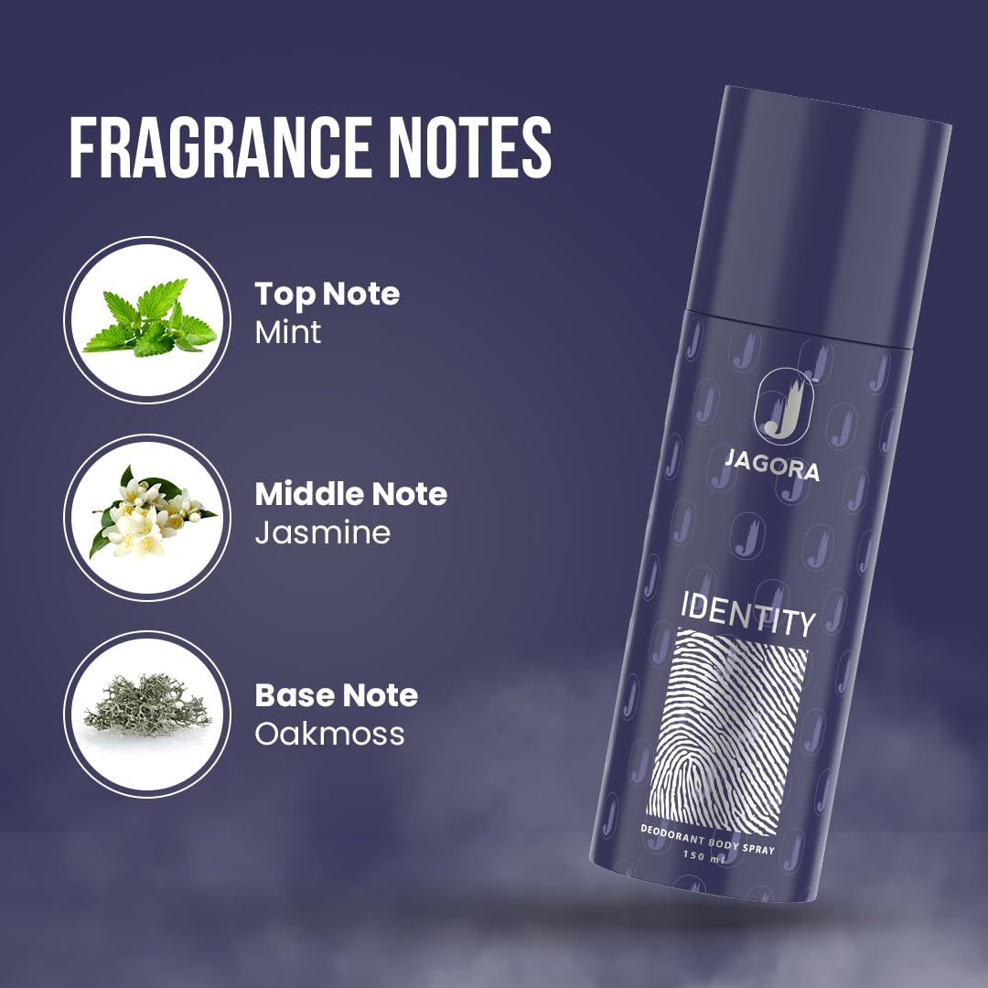 Jagora Premium Men's Body Spray & Long-Lasting Deodorant Set - Fresh, Intense & Bold Scent for All-Day Confidence | Perfect for Gym, Work & Night Out