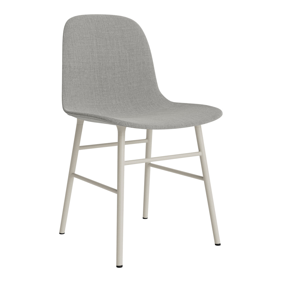 Modern Form Chair with Sturdy Metal Legs & Comfortable Upholstery - Perfect for Home Office, Living Room, or Dining Room Decor