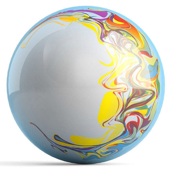 Valentina Georgieva Abstract Bowling Ball - Unique Artistic Bowling Ball for Professional & Casual Players - Perfect for Bowling Leagues, Gifts & Home Decor