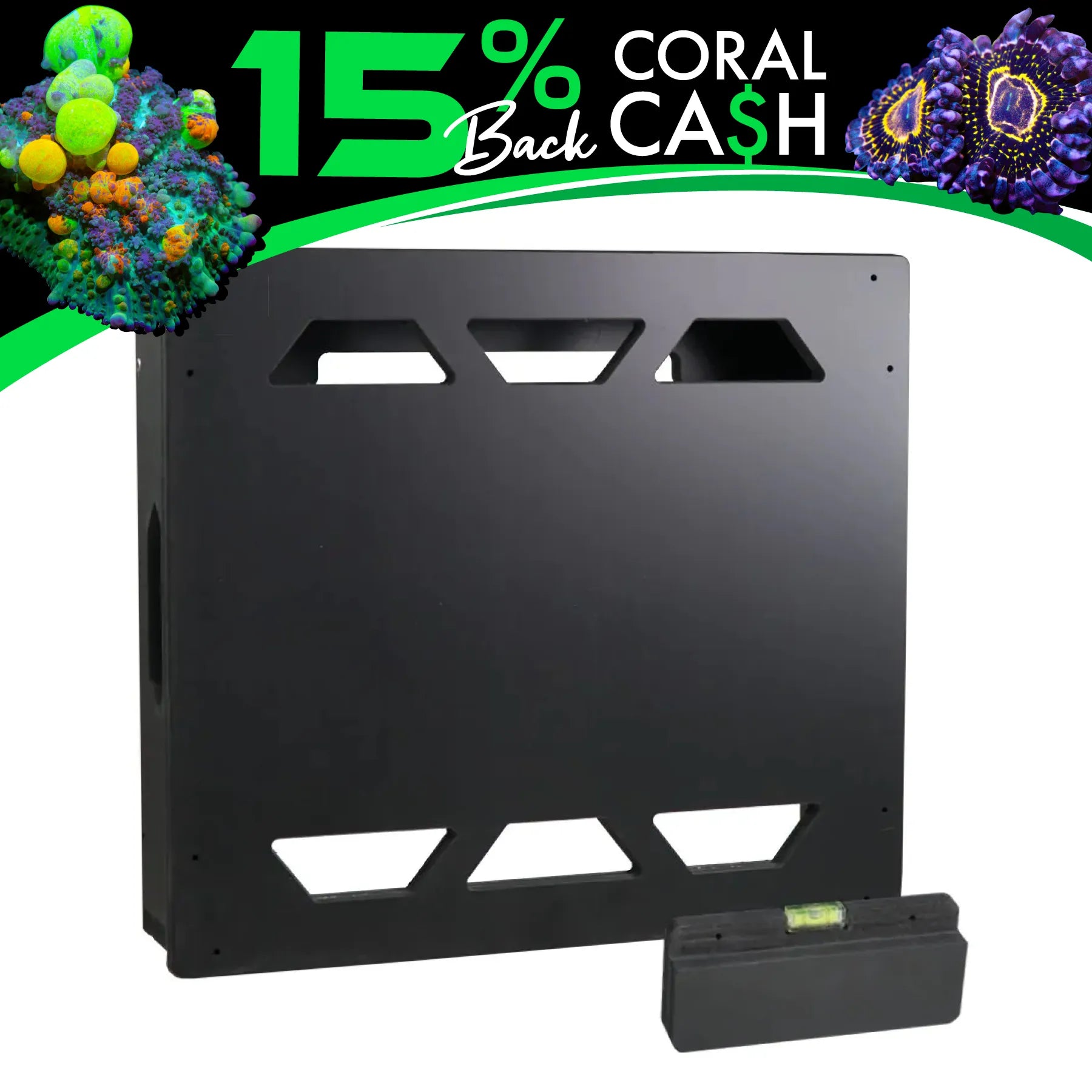 Hydros Mini Black Aquarium Controller Board - Smart Wire Management System for Fish Tanks - Perfect for Freshwater & Saltwater Aquariums, Reef Tanks, and Aquatic Plant Setups