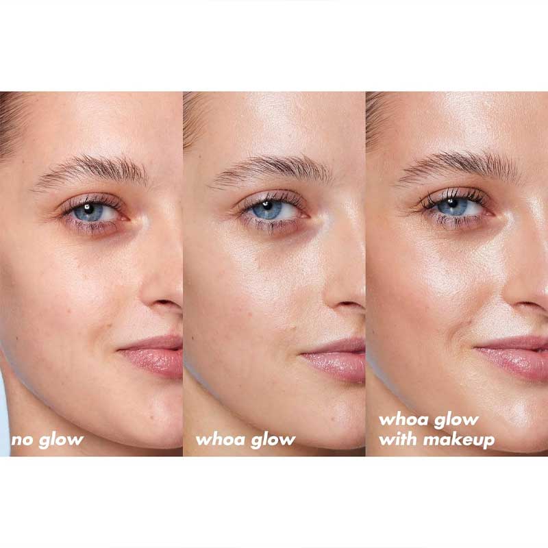 e.l.f. Skin Suntouchable! Whoa Glow SPF 30 Sunscreen - Hydrating, Shimmering Face Lotion with Broad Spectrum Protection - Perfect for Beach Days & Summer Makeup Glow