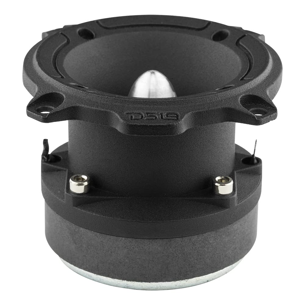 DS18 PRO-TW220B 3英寸铝制超子弹高音喇叭 - 240W最大功率，120W RMS，内置分频器，104dB高灵敏度 - 适用于汽车音响和家庭影院系统