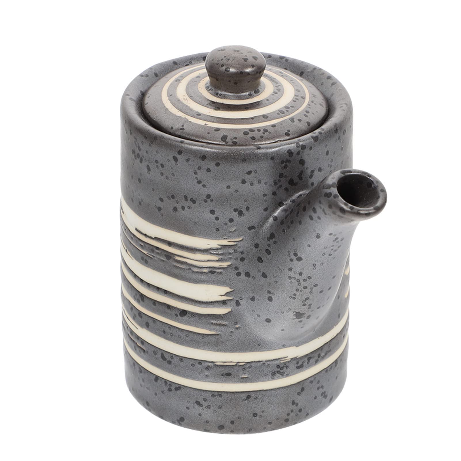Premium Ceramic Oil Dispenser Bottle with Spout - Leak-Proof Cooking Oil & Vinegar Cruet for Home Kitchen - Perfect for Salad Dressing, Cooking, Baking & Countertop Storage