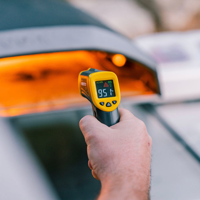 Ooni UU P06100 Infrared Thermometer - Digital Laser Temperature Gun for Cooking, Grilling, Baking & Pizza Making - Instant Read Kitchen Tool for Meat, Candy, Oil & More