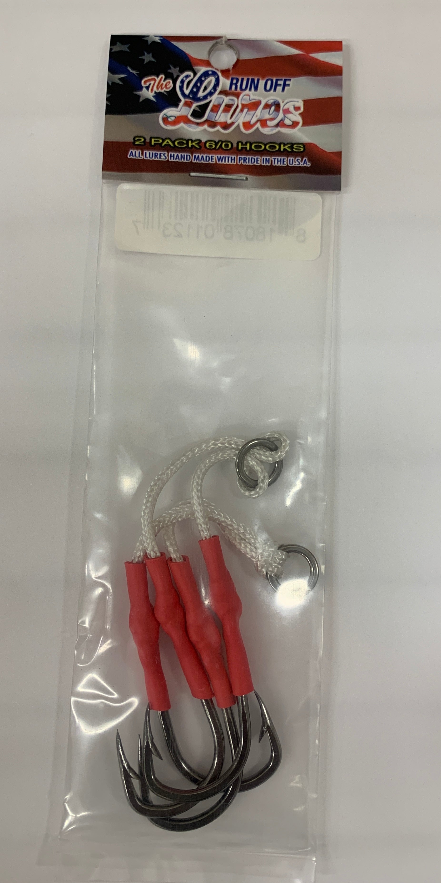 2 Pack 6/0 Double Assist Fishing Hooks - Strong Saltwater & Freshwater Hooks for Tuna, Marlin, Swordfish - Perfect for Deep Sea Fishing & Offshore Angling