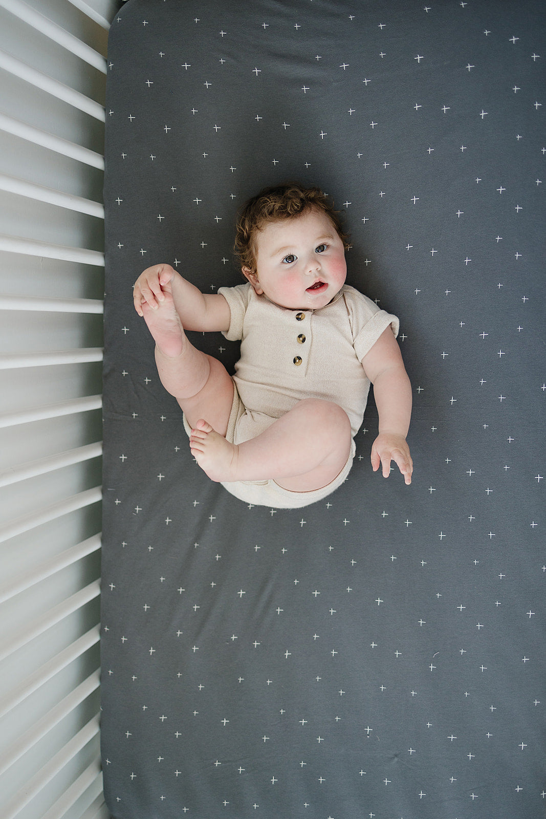 Ecolino® Organic Cotton Crib Sheet - 100% Soft & Breathable Baby Bedding for Safe Sleep - Perfect for Nursery, Daycare & Travel