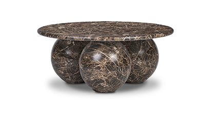 Modern Marble Coffee Table - Elegant & Durable Living Room Centerpiece for Home Decor | Perfect for Lounge, Office, or Waiting Area