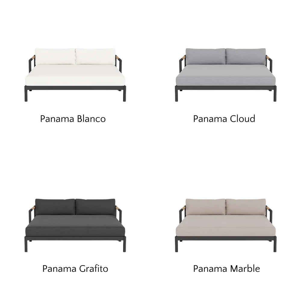 Breeze XL Daybed - Modern Outdoor Patio Lounger with Cushion, Waterproof & UV Resistant - Perfect for Poolside, Garden, or Backyard Relaxation