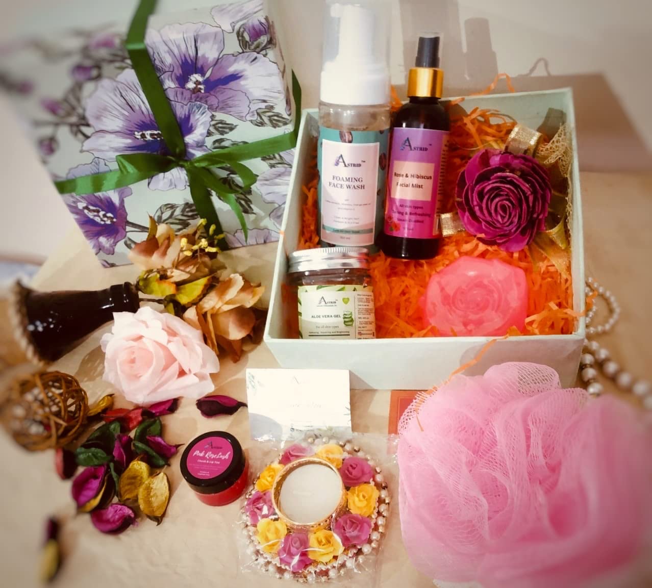 Astrid Rejuvenating Hamper Gift Set - 7-Piece Skincare Essentials for Men & Women, Paraben & Sulphate Free - Perfect for Daily Self-Care Routine, Spa Days & Thoughtful Gifting