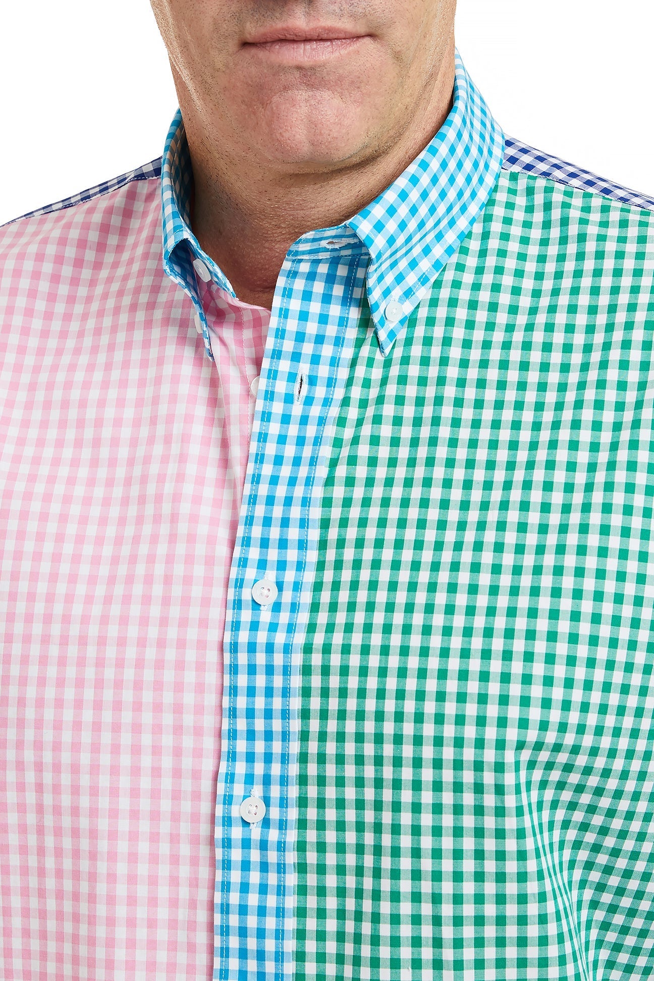Stylish Chase Shirt Party Gingham Panel Top for Women - Perfect for Summer Parties, Beach Outings & Casual Wear