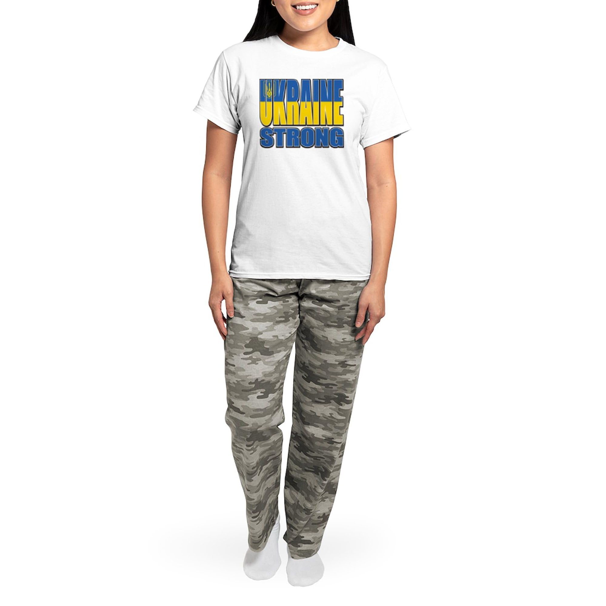 Ukraine Strong Pajamas for Women - Soft Cotton Pajama Set with Comfortable Sleepwear | Perfect for Lounging, Sleeping & Showing Support