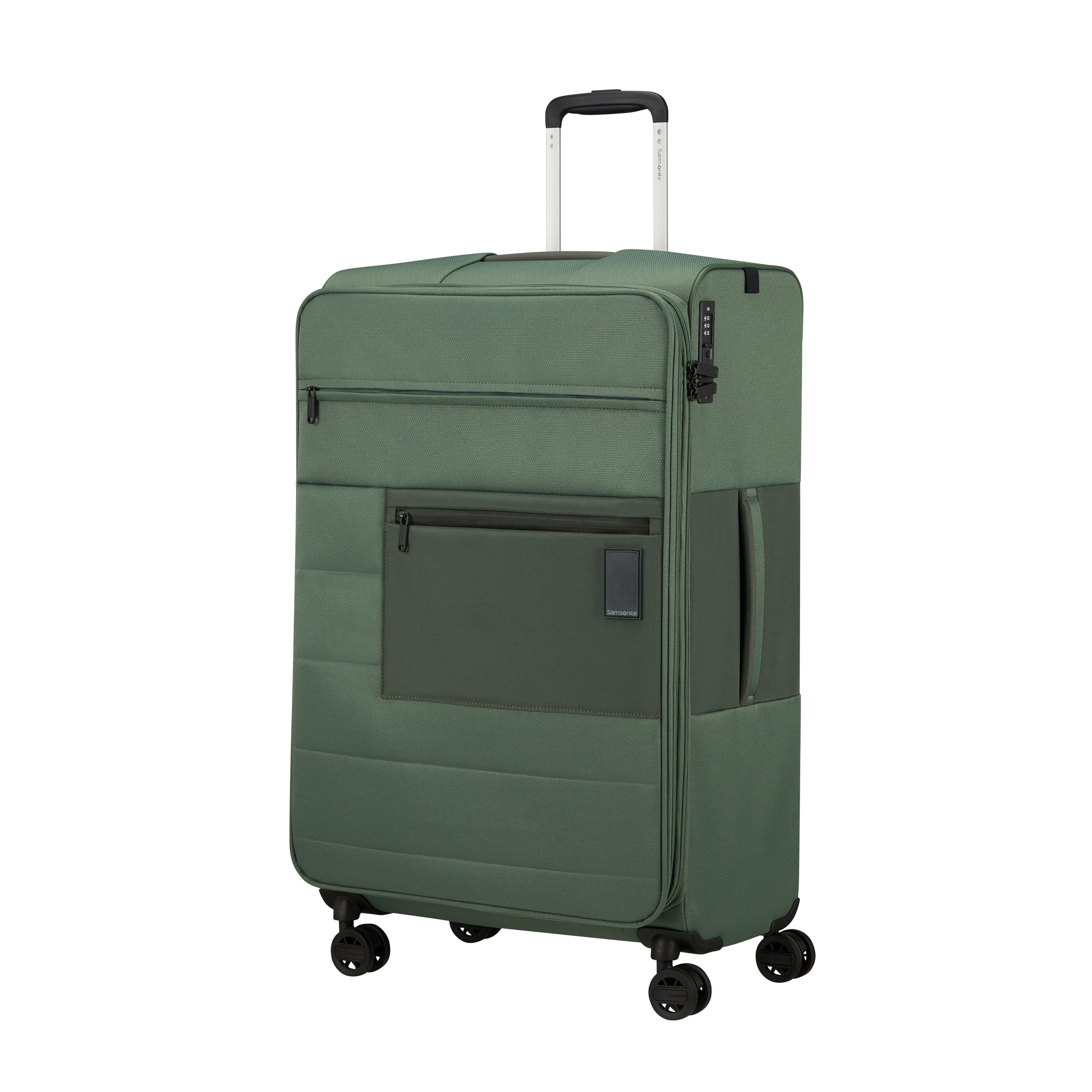 Samsonite Vaycay 3 Piece Spinner Luggage Set - Lightweight Expandable Suitcase with 360° Wheels for Travel, Business & Vacation (Black) - Perfect for Airplane Carry-On, Road Trips & Family Getaways