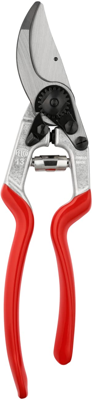 Felco F-13 Professional Pruning Shears - Swiss-Made High-Performance Garden Pruners with Steel Blades for One-Hand or Two-Hand Use | Ideal for Gardening, Landscaping, and Tree Trimming