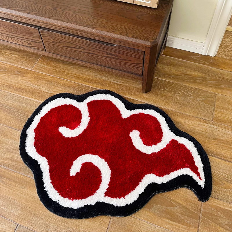 Non-Slip Flame Bath Mat - Water Absorbent & Quick Dry Bathroom Rug for Shower, Tub & Floor - Soft & Comfortable Home Decor for Bathroom Safety