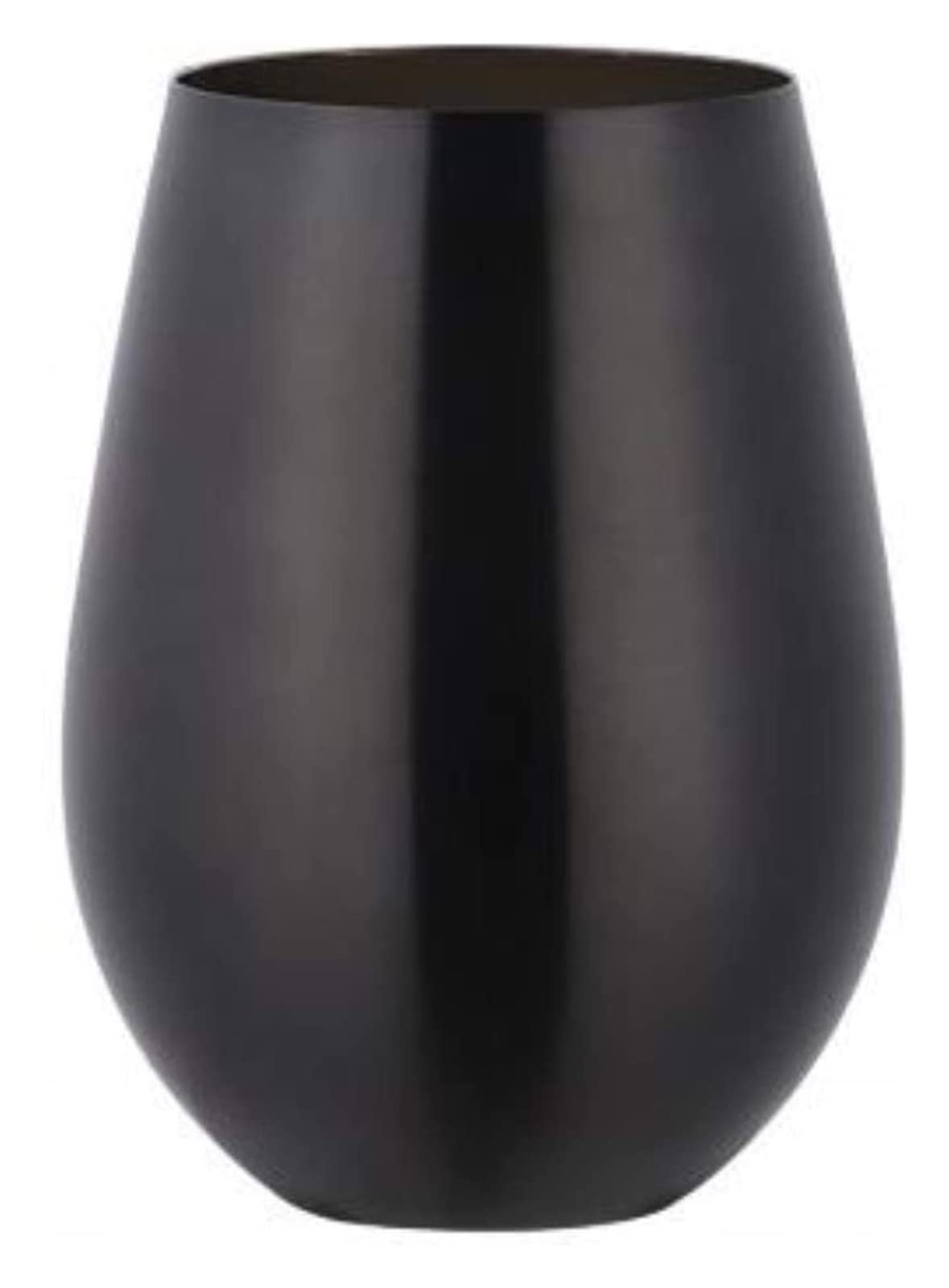 Premium Black Wine Glass Set - Elegant Coffee, Champagne, Whiskey & Beverage Drinking Cups - Perfect for Parties, Weddings & Home Bar Use