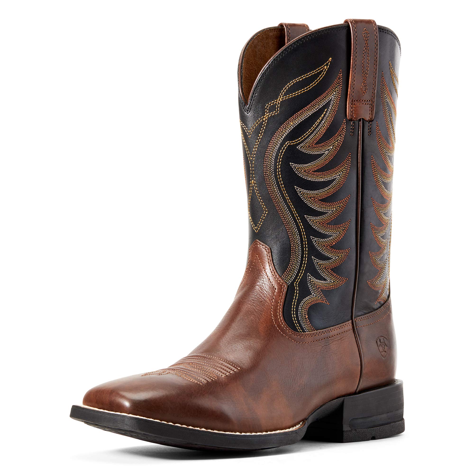 Ariat Men's Amos Western Boot - Durable Cowboy Boots for Riding & Work | Comfortable & Stylish for Ranch, Rodeo & Outdoor Activities