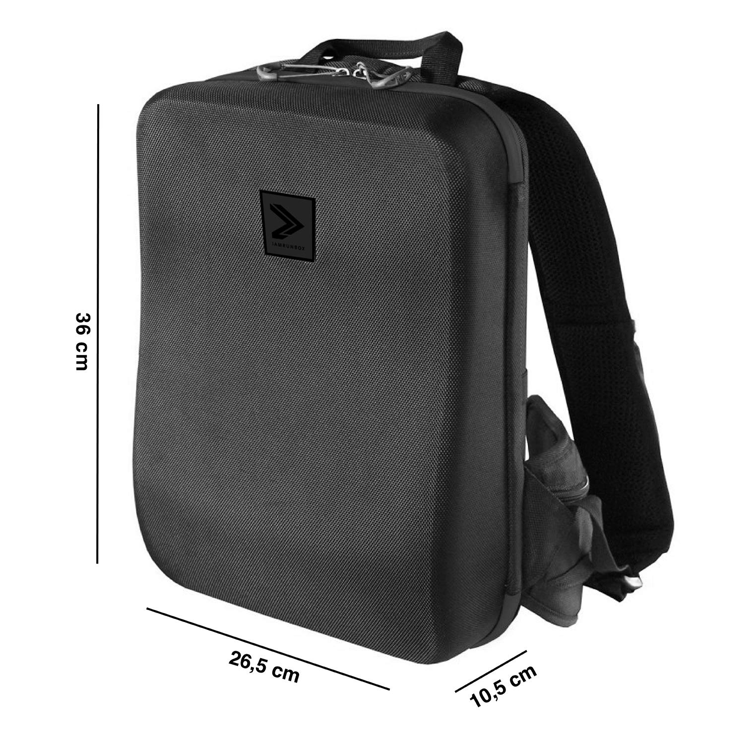 Black Anti-Theft Waterproof Laptop Backpack for Men & Women - Lightweight Commuter & Travel Backpack for Running, Cycling, Outdoor Adventures - Perfect for Work, School & Daily Use