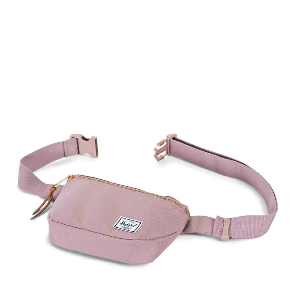 Herschel Fifteen Fanny Pack - Stylish Waist Bag for Men & Women, Ash Rose - Perfect for Travel, Hiking & Everyday Use