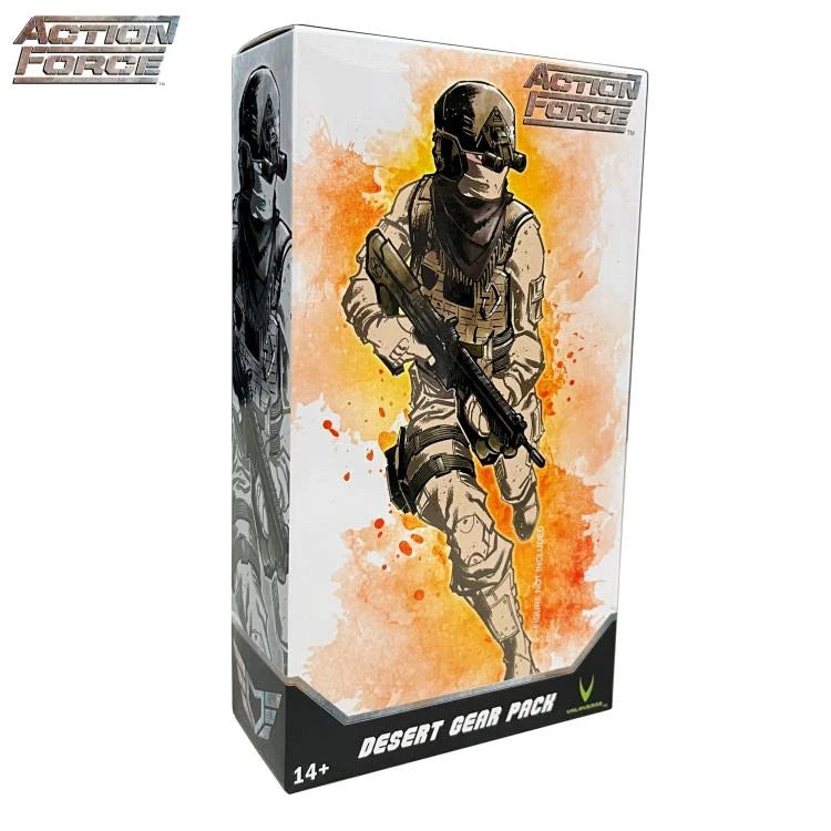 Action Force Desert Gear Female Accessory Set - Tactical Military Cosplay & Action Figure Collectibles for Outdoor Adventure Scenes