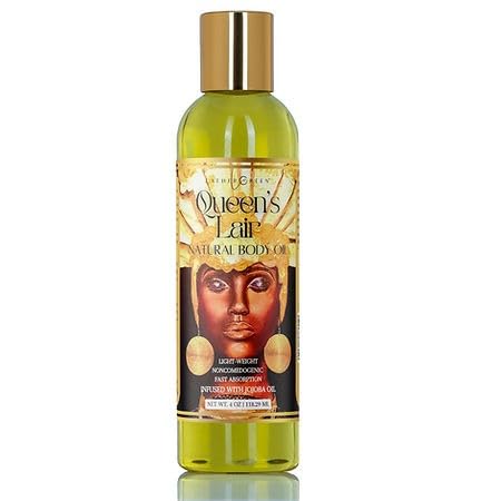 Queen’s Lair Natural Body Oil for Dry Skin - Organic Moisturizing & Nourishing Treatment with Vitamin E - Perfect for Massage, After Shower & Nighttime Skincare Routine