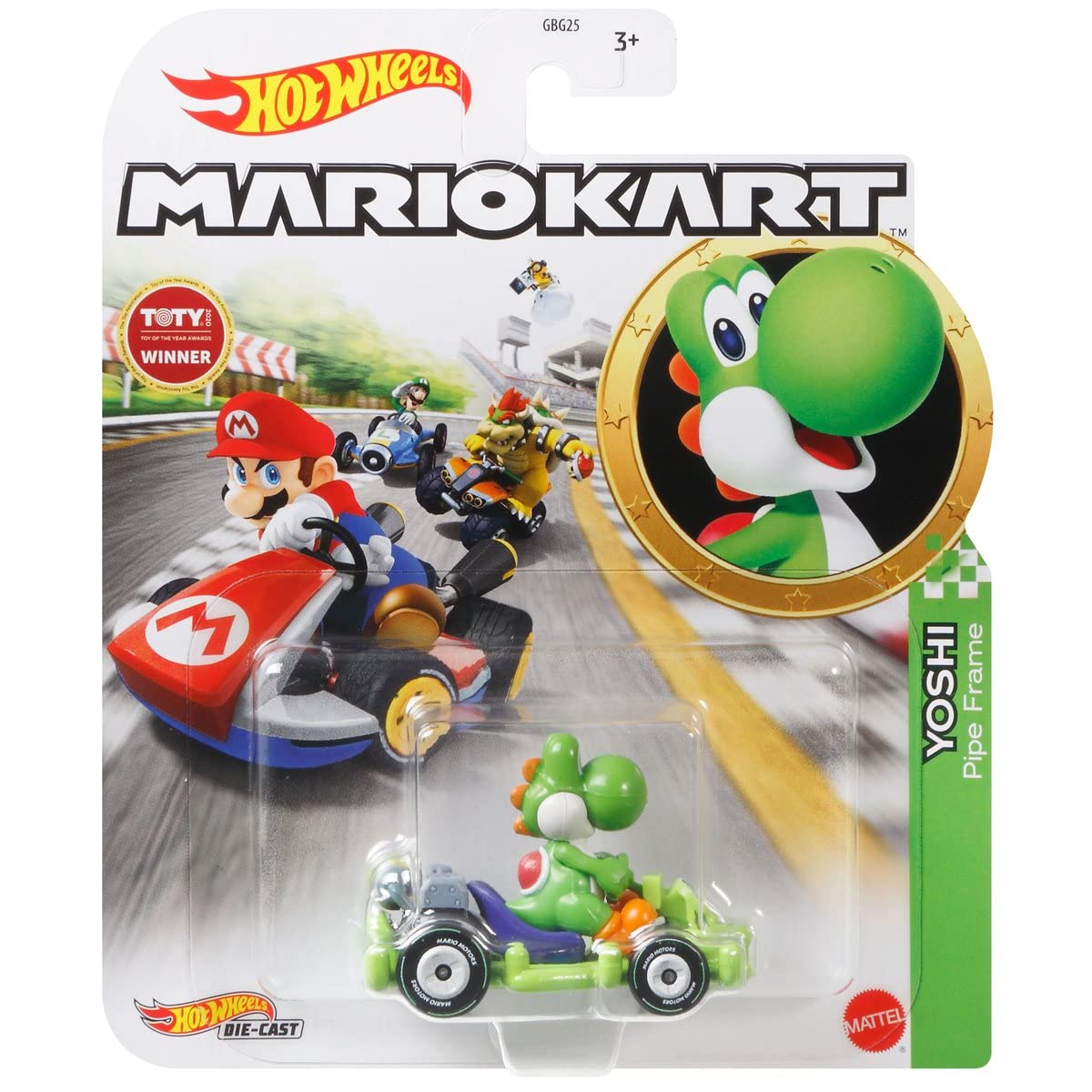 Hot Wheels Mario Kart 7 Die Cast Car Set Bundle - 1:64 Scale Collectible Toy Cars for Kids & Adults - Perfect for Racing Games, Display Collections & Gifts