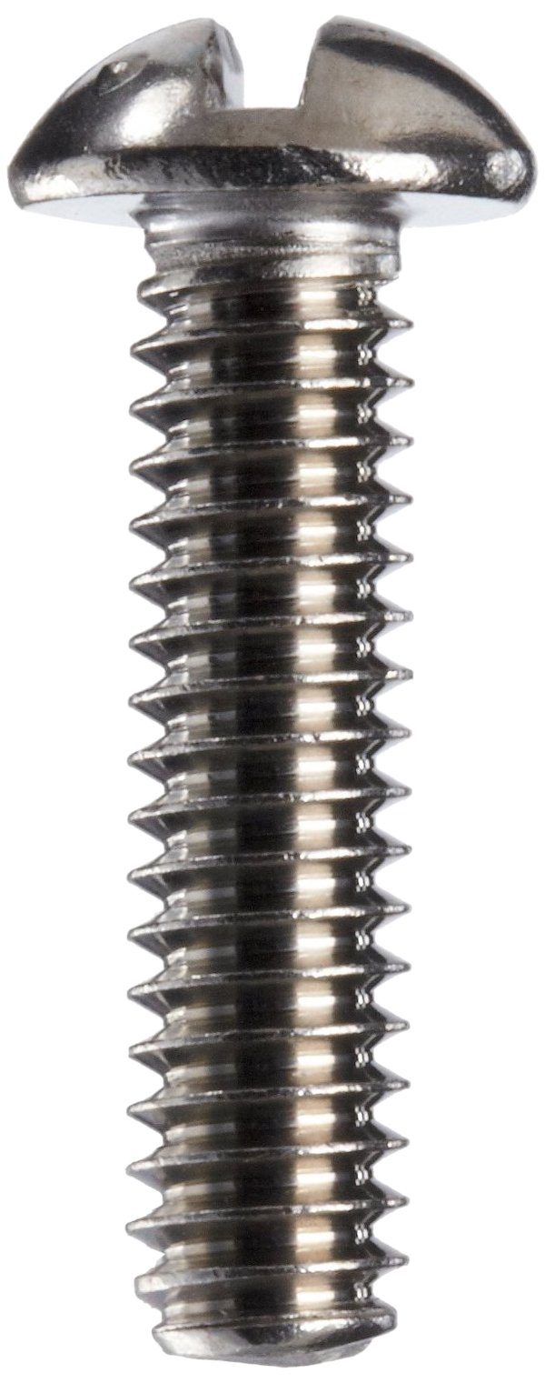 #6-32 UNC Stainless Steel Machine Screws (100 Pack) - Small Parts for DIY & Repair