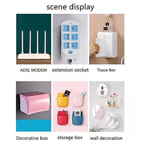 Strong Adhesive Clear Double Wall Hooks - Waterproof, No Trace, No Drill, Multi-Purpose for Kitchen, Bathroom & Home Organization
