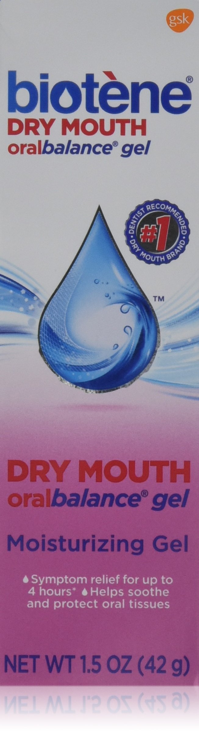 Biotene Oralbalance Dry Mouth Moisturizing Gel - 1.5 oz (5 Pack) | Long-Lasting Relief for Dry Mouth | Perfect for Nighttime Use, Travel & Daily Comfort