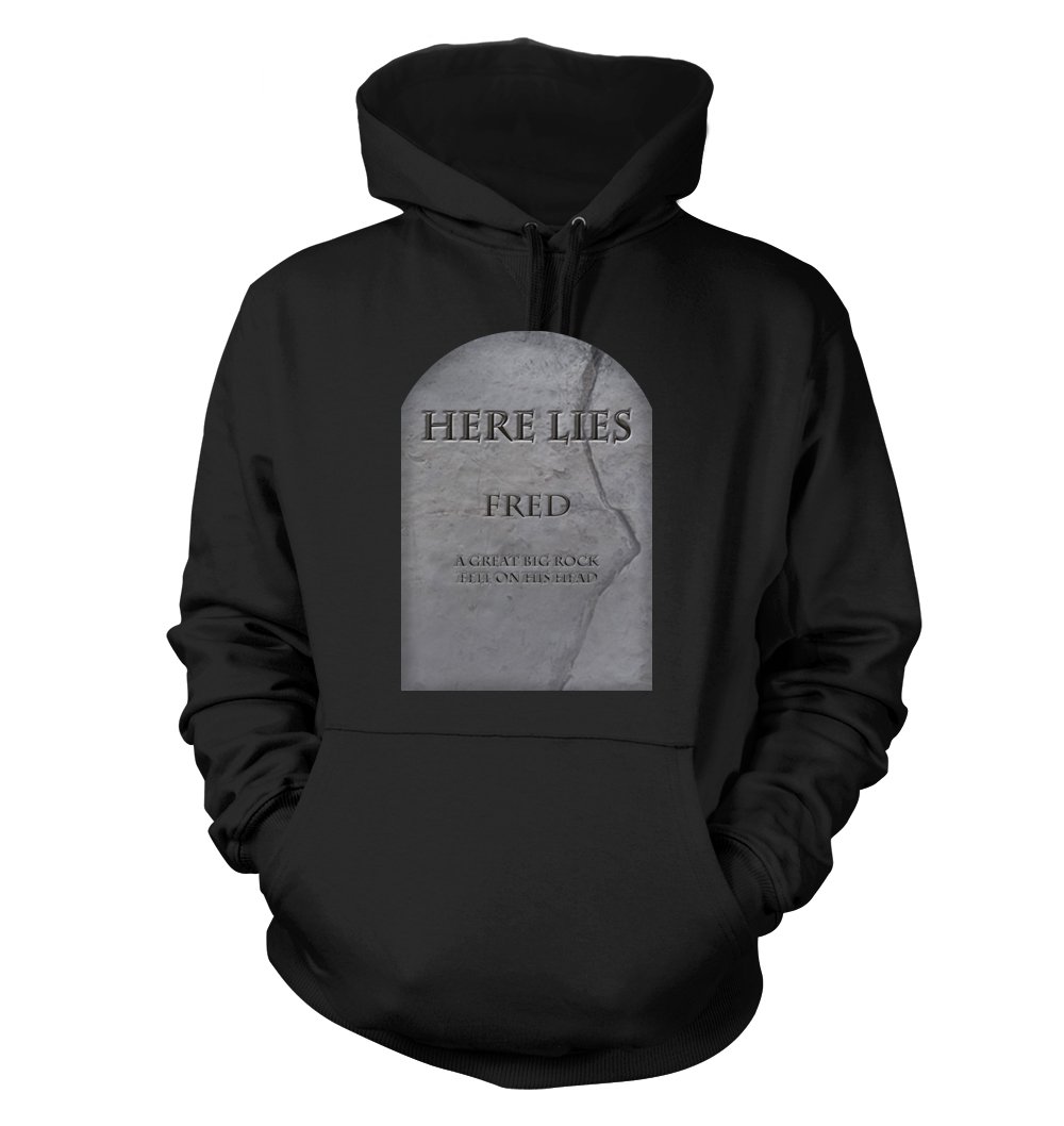 Middle of the Road Fred #124 - Funny Humor Graphic Men's Hoodie Sweatshirt | Cool Casual Wear for Everyday & Gifts