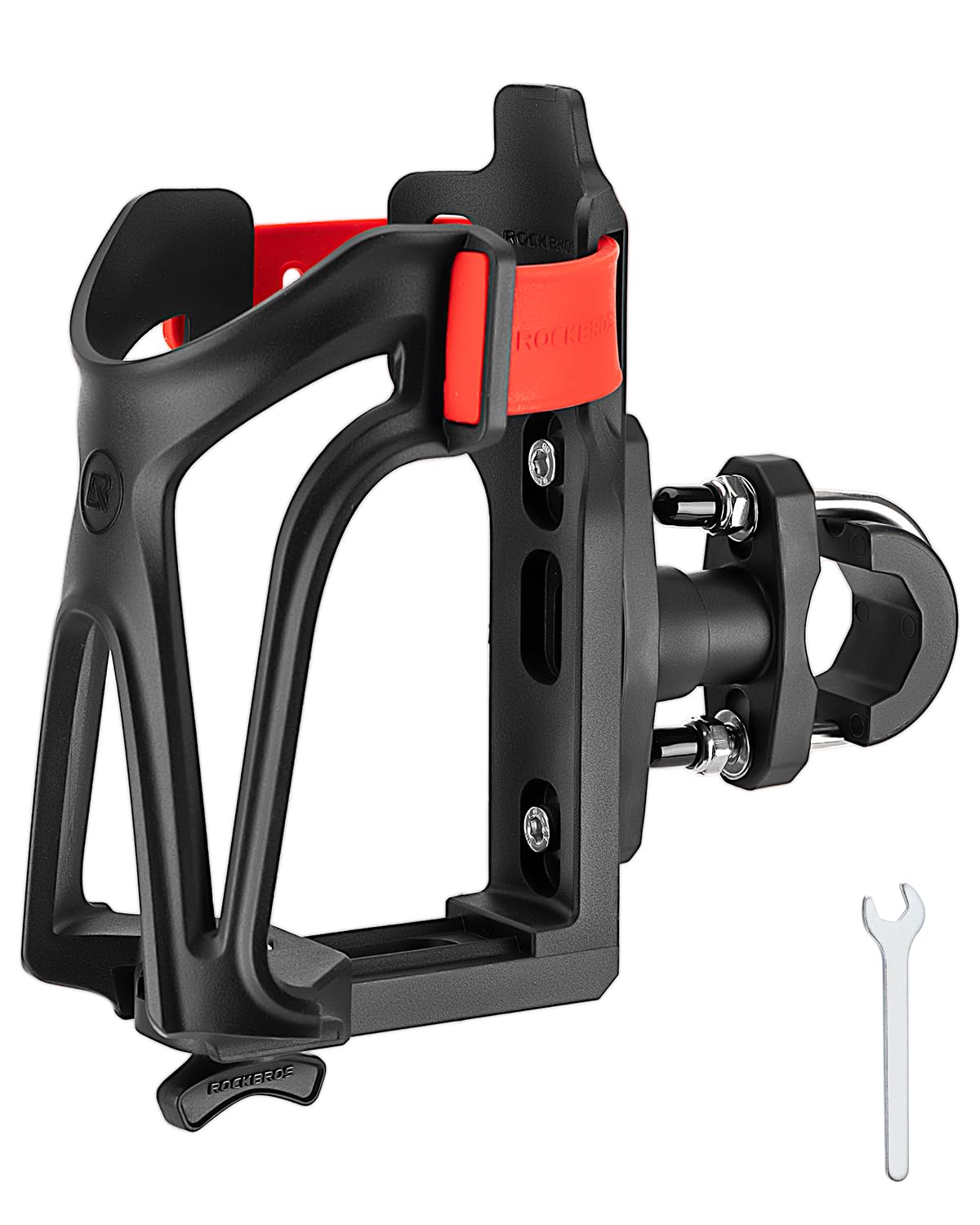 ROCKBROS Adjustable Bike Water Bottle Cage Holder - Universal Fit for 2.3-3