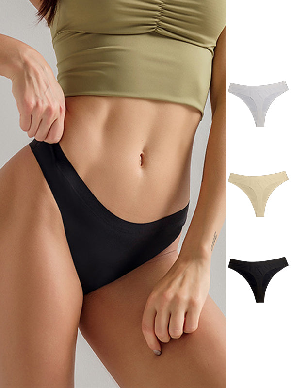 ZASUWA Women's Seamless High Waist Yoga Pants with Thong - Comfortable Workout Leggings for Gym, Running & Lounge Wear