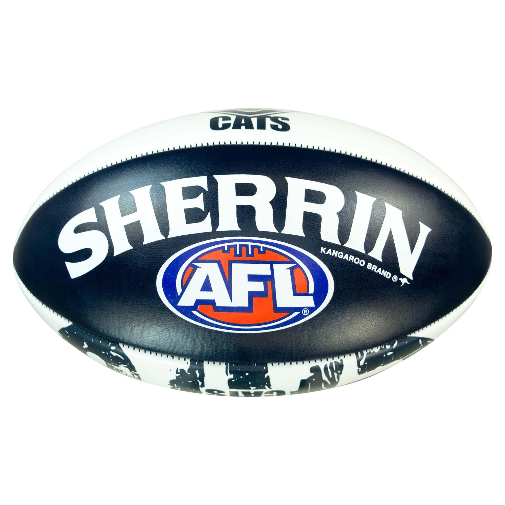 Official AFL Geelong Cats Team Icon Football - Premium Match Ball for Training, Games & Collectibles - Perfect Gift for AFL Fans & Sports Enthusiasts