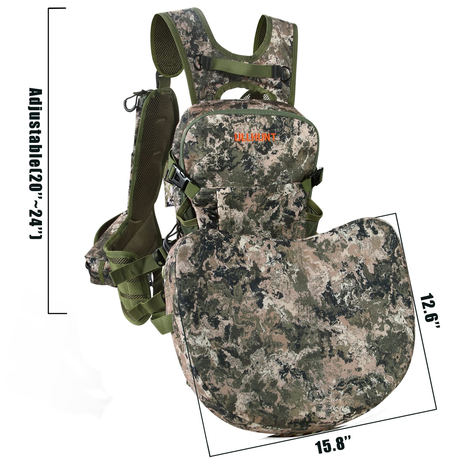 **Turkey Hunting Vest with Seat Cushion & Game Pouch – Lightweight, Durable & Comfortable for Outdoor Hunting | Perfect for Turkey Season, Field Hunting & Outdoor Adventures**