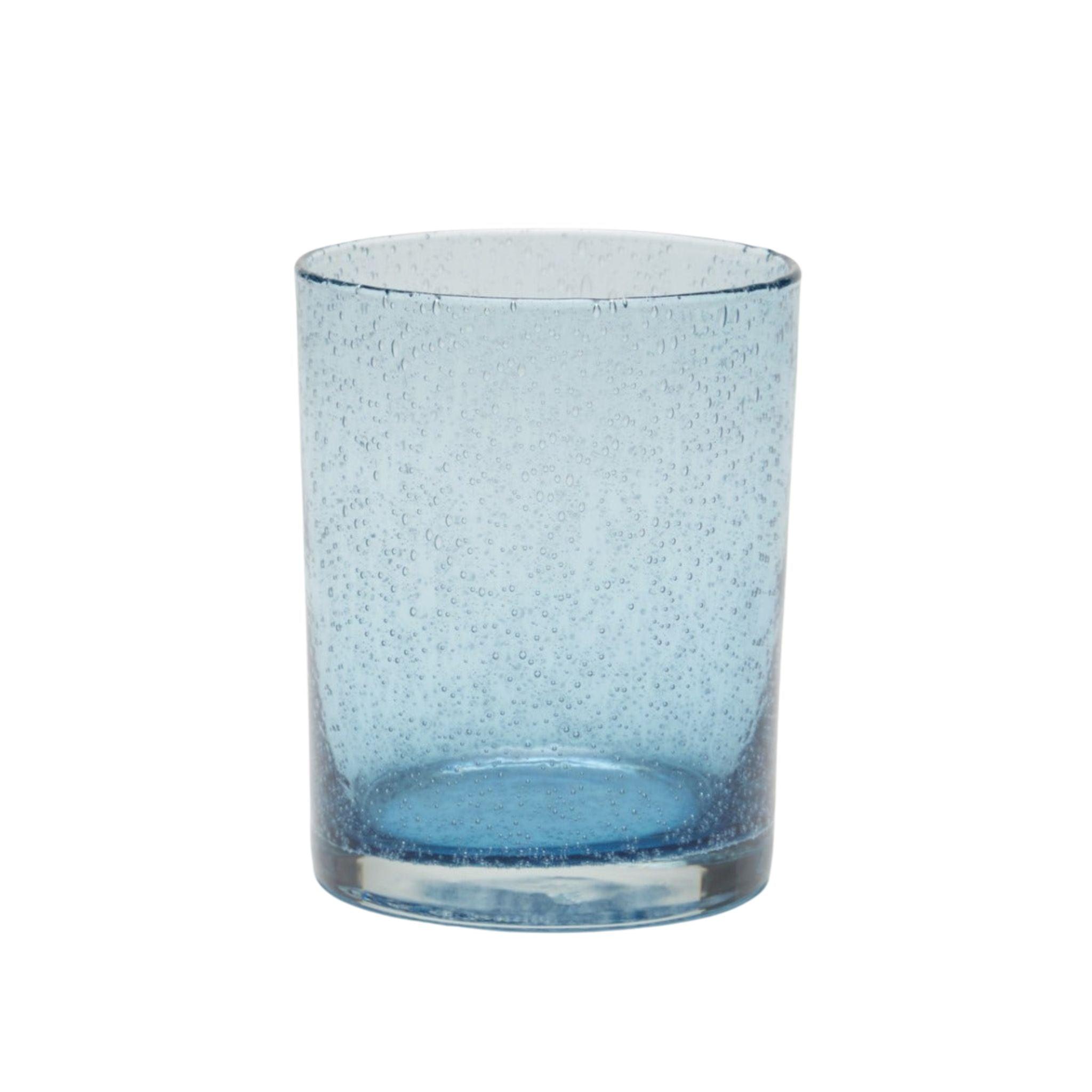 Hand Blown Charcoal Blue Glassware Set - Elegant Drinking Glasses for Wine, Cocktails & Home Decor - Perfect for Dinner Parties & Gifts