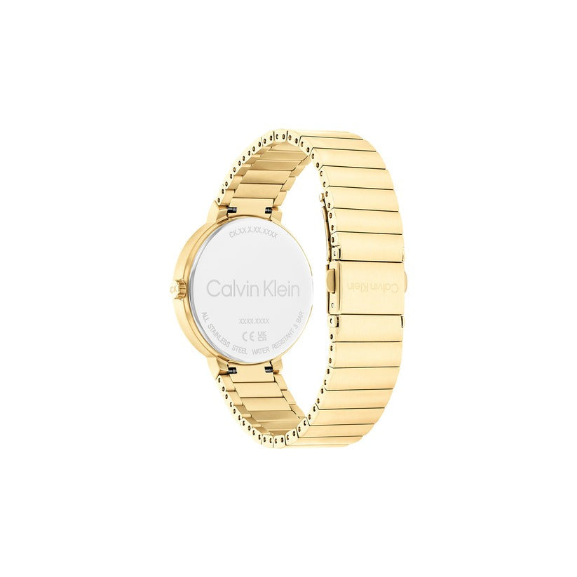 Calvin Klein Ionic Thin Gold Plated Watch 25100030 - Elegant & Stylish Timepiece for Men & Women - Perfect for Casual, Office & Formal Occasions